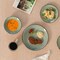 Quickway Imports 16 PC Spin Wash Dinnerware Dish Set for 4 - Mugs, Salad and Dinner Plates and Bowls Sets, Green QI004502.GN - alternate 8